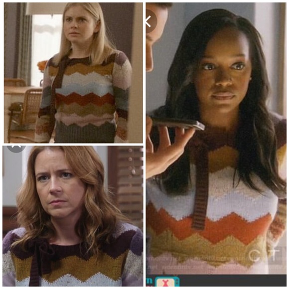 Marc Jacobs cashmere chevron intarsia sweater XS - Picture 4 of 7